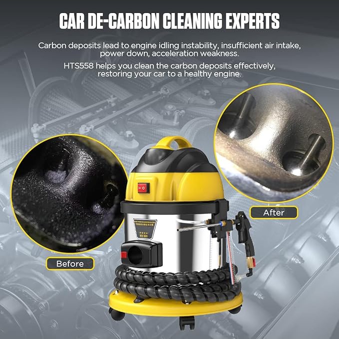 HTS558 Walnut Blaster Machine, Valve Carbon Deposits Cleaner