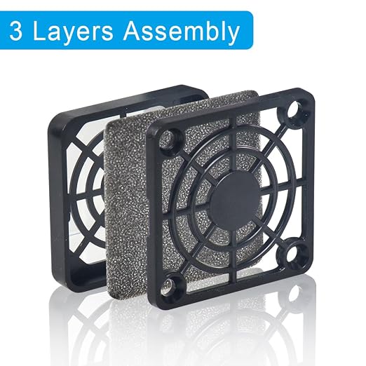 ELUTENG 40mm Fan Filter Dustproof Cover USB Cooling Ventilator Plastic Grill 40
