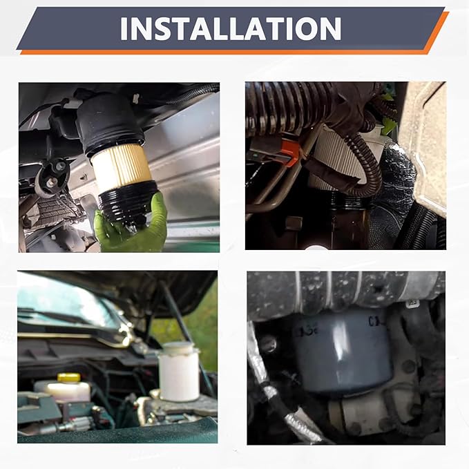 6.7L Cummins Fuel Filter Water Separator and Oil Filter Set Replacement