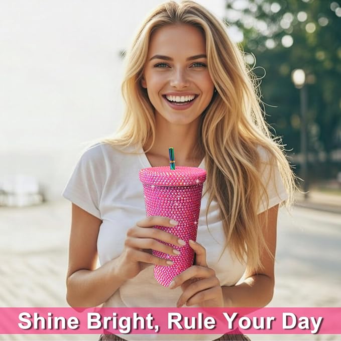 26oz Bling Rhinestone Tumbler