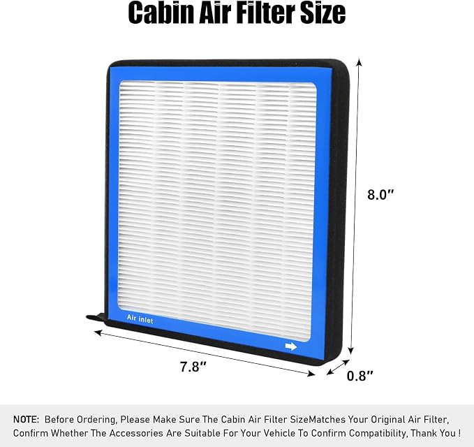CF10374, Cabin Air Filter with activated carbon particle