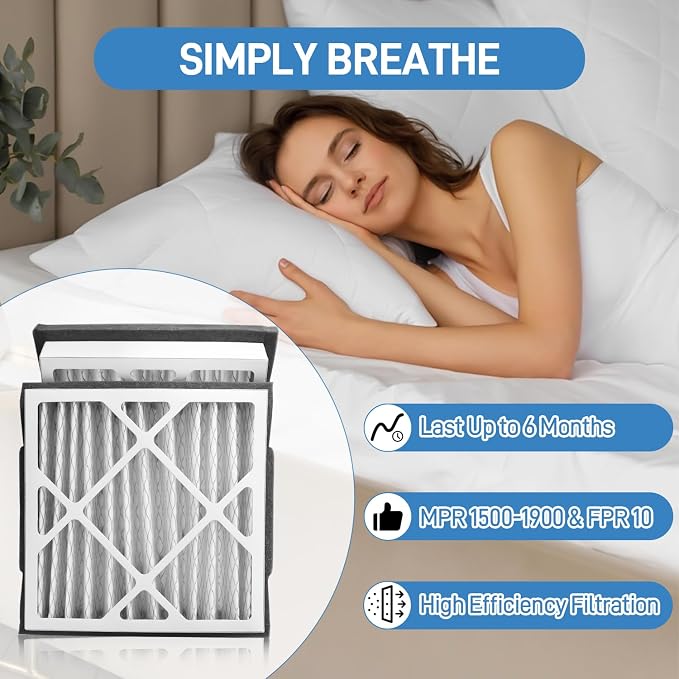 14x14x3 MERV 13 Pleated Air Filter Compatible