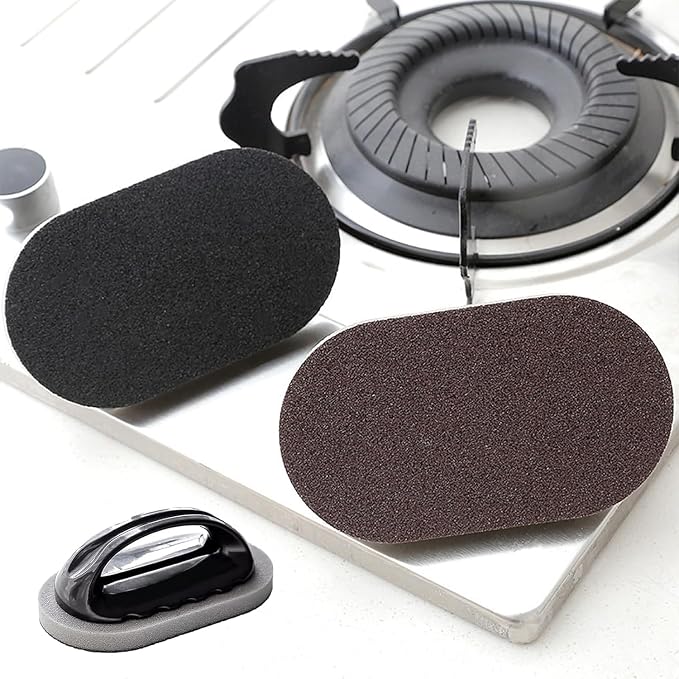 Nano Carborundum Sponge, Emery Sponge Kitchen Pot Brush