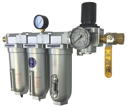 3/4" NPT Industrial Moisture Removing Particulate Filter and Oil Removing