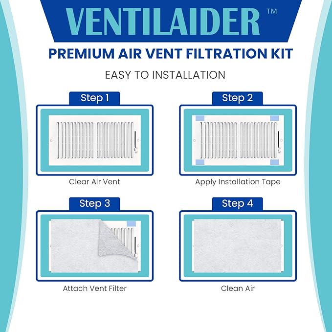 Vent Filter Set 20" x 84" Electrostatic Media + 126" of Tape