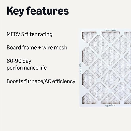 Amazon Basics MERV 5 AC Furnace Air Filter
