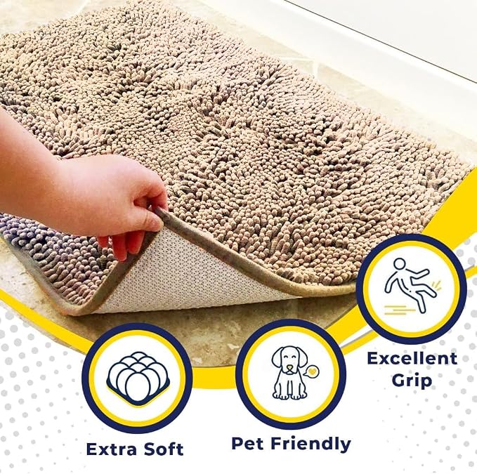 Muddy Mat® | Super Water Absorbent Door Mat Indoor, Microfiber Quick Dry
