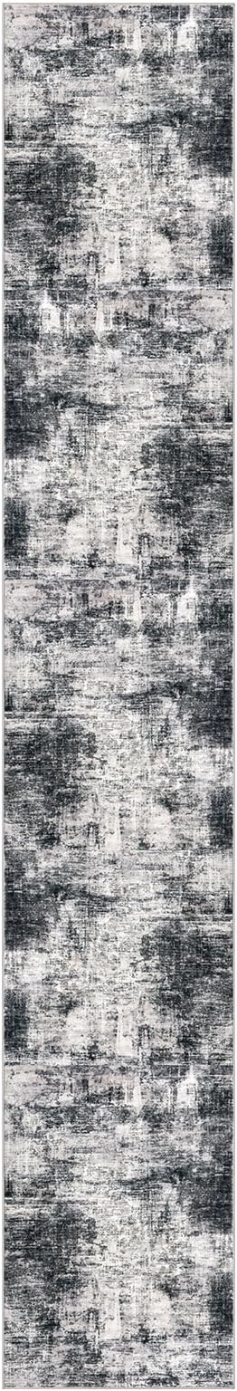 IOHOUZE Abstract Runner Rug 3x16 Ft Long Washable Runners