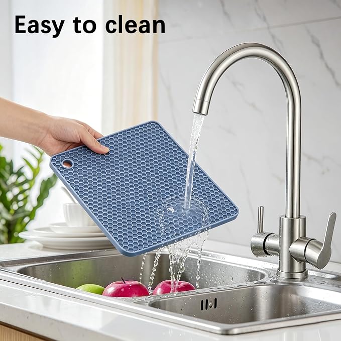 4 Pack Silicone Trivet Mat, Silicone Trivets