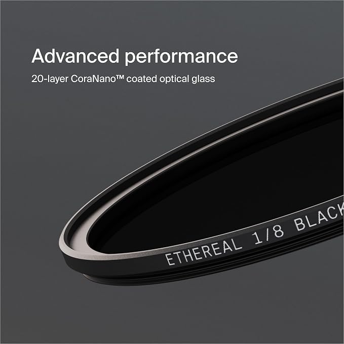 Urth 67mm Magnetic Ethereal Black Mist ⅛ Diffusion Lens Filter