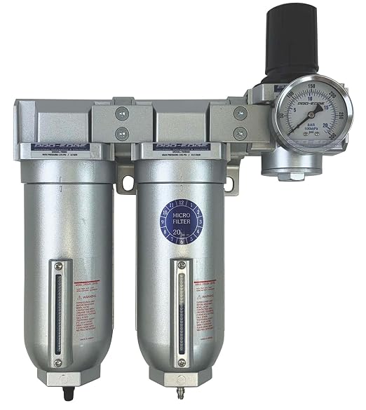 3/4" NPT Industrial Moisture Removing Particulate Filter Water Separator and Oil