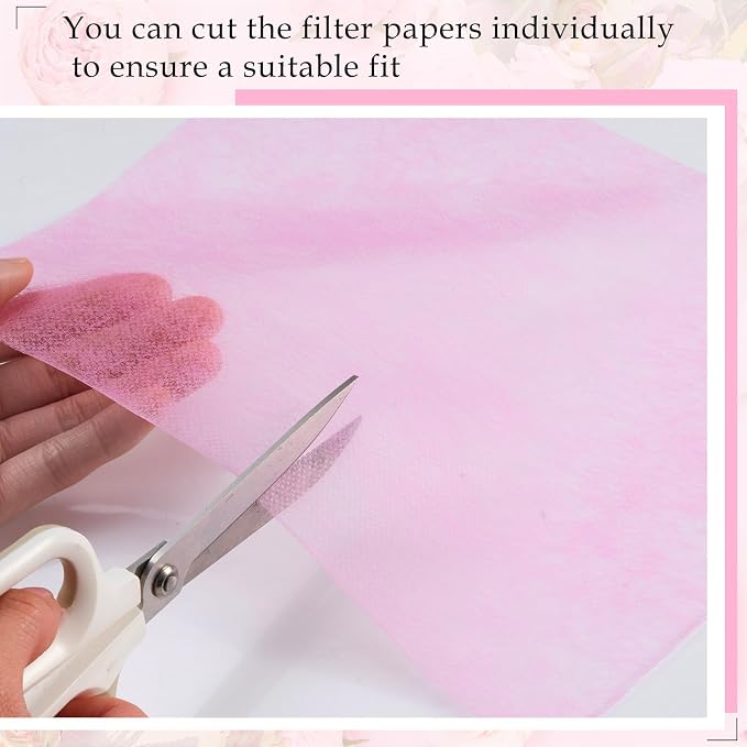 400 Sheets Nail Dust Collector Filter Paper Disposable Nail Dust Suction
