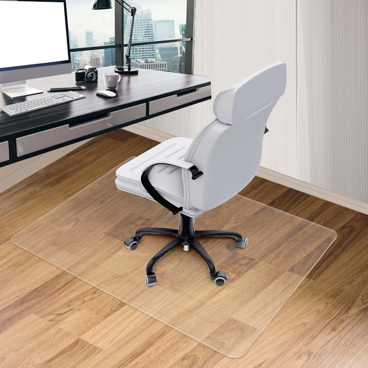 PHOUZIN Office Chair Mat for Hardwood Floor, 36" x 48" Desk Chair Mat