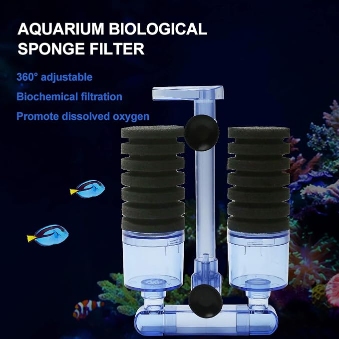 UPETTOOLS Aquarium Biochemical Sponge Filter