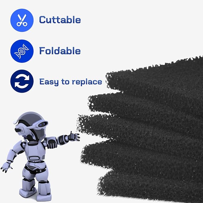 Antidious 5 Pack Activated Carbon Filters