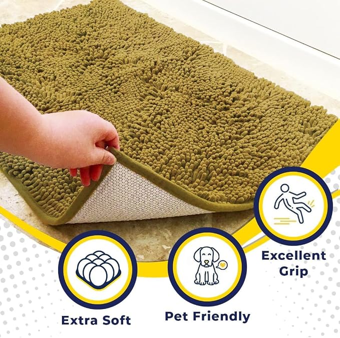 Muddy Mat® | Super Water Absorbent Door Mat Indoor, Microfiber Quick Dry