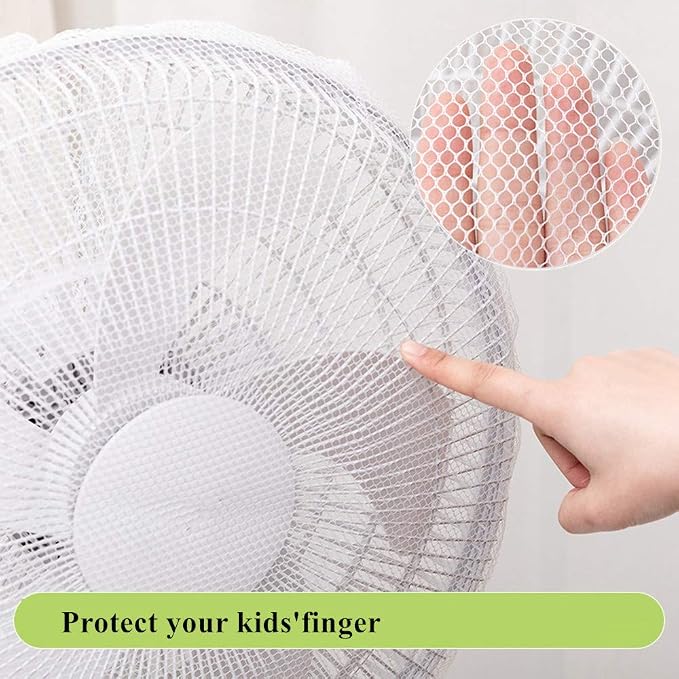 2 Pack-18" Fan Safety Protection Cover, Kid Children Finger Protect Fan Net