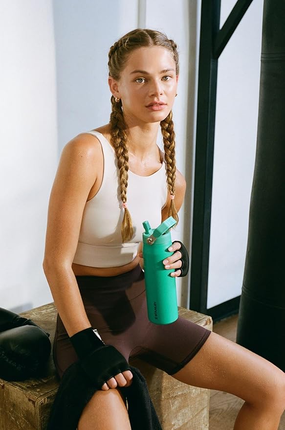 Stanley IceFlow Flip Straw 2.0 Water Bottle 24 OZ | Built-In Straw