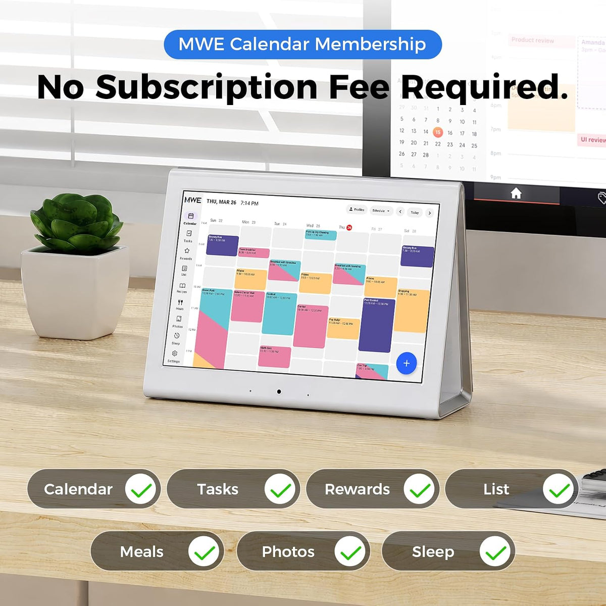 2026 Smart Digital Calendar No Subscription MWE APP