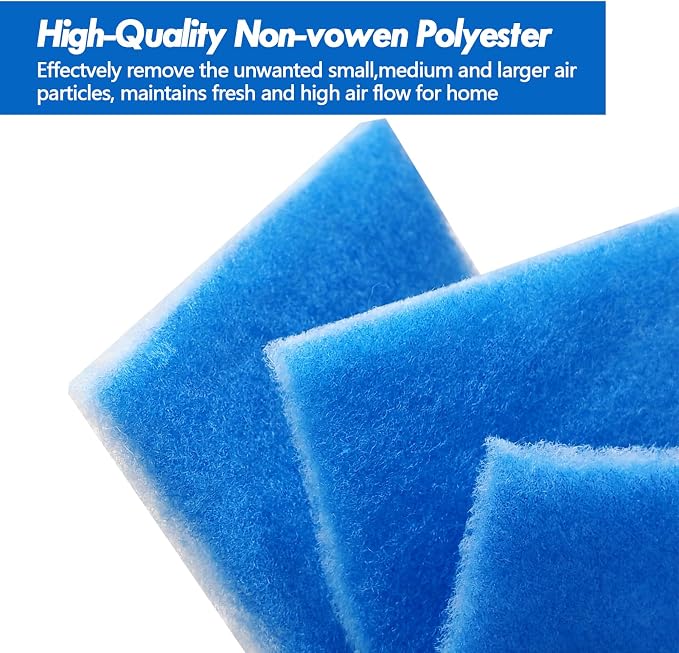 24 Pack Dryer Filter Replacement, Pre-Cut Portable Dryer Filters Compatible