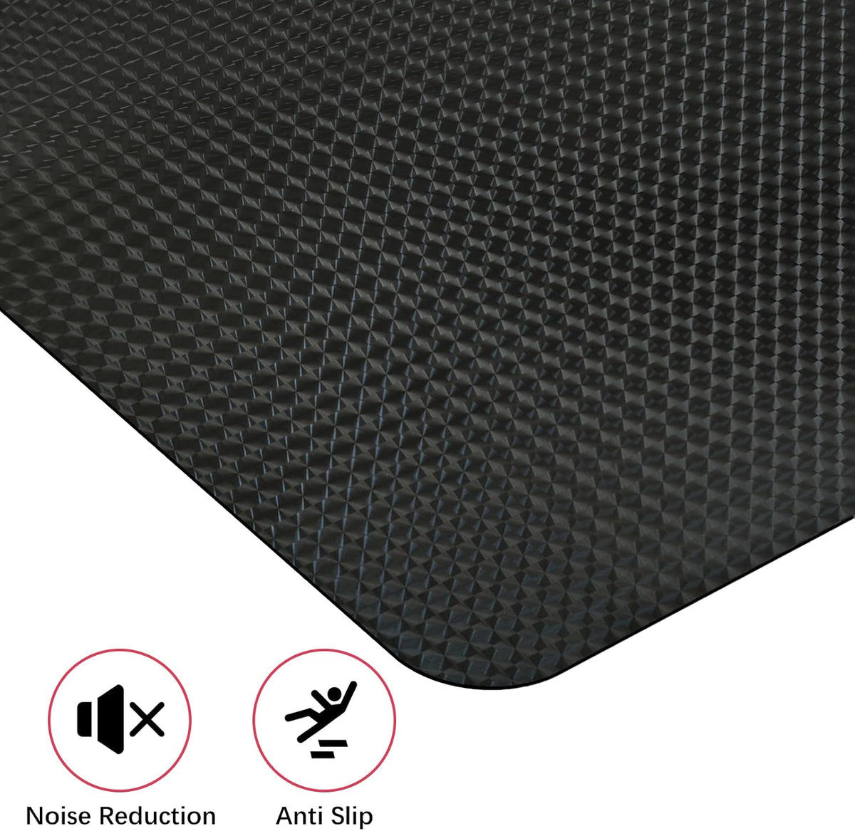 Vicwe Gaming Chair Mat for Hardwood Floor, 60"×46" Chair Mat, Easy Glide