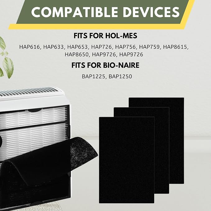 Nispira Carbon Pre Filters Replacement Compatible