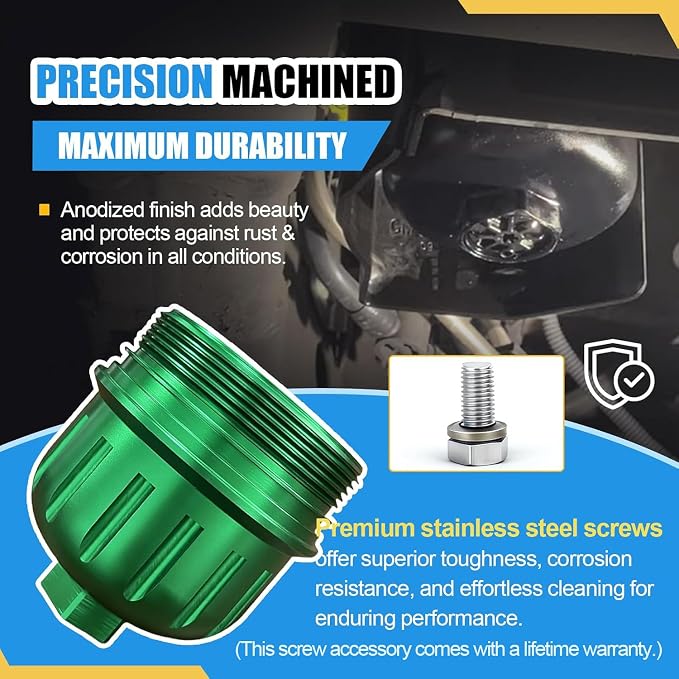 iFJF TP1015 Fuel Filter and 134001 Housing Cap Replacement