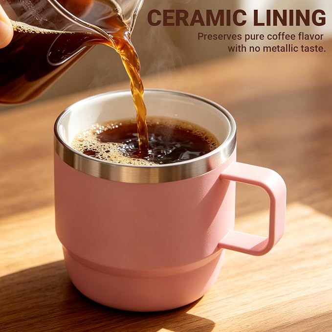 Zenbo 8 oz Stackable Coffee Mugs