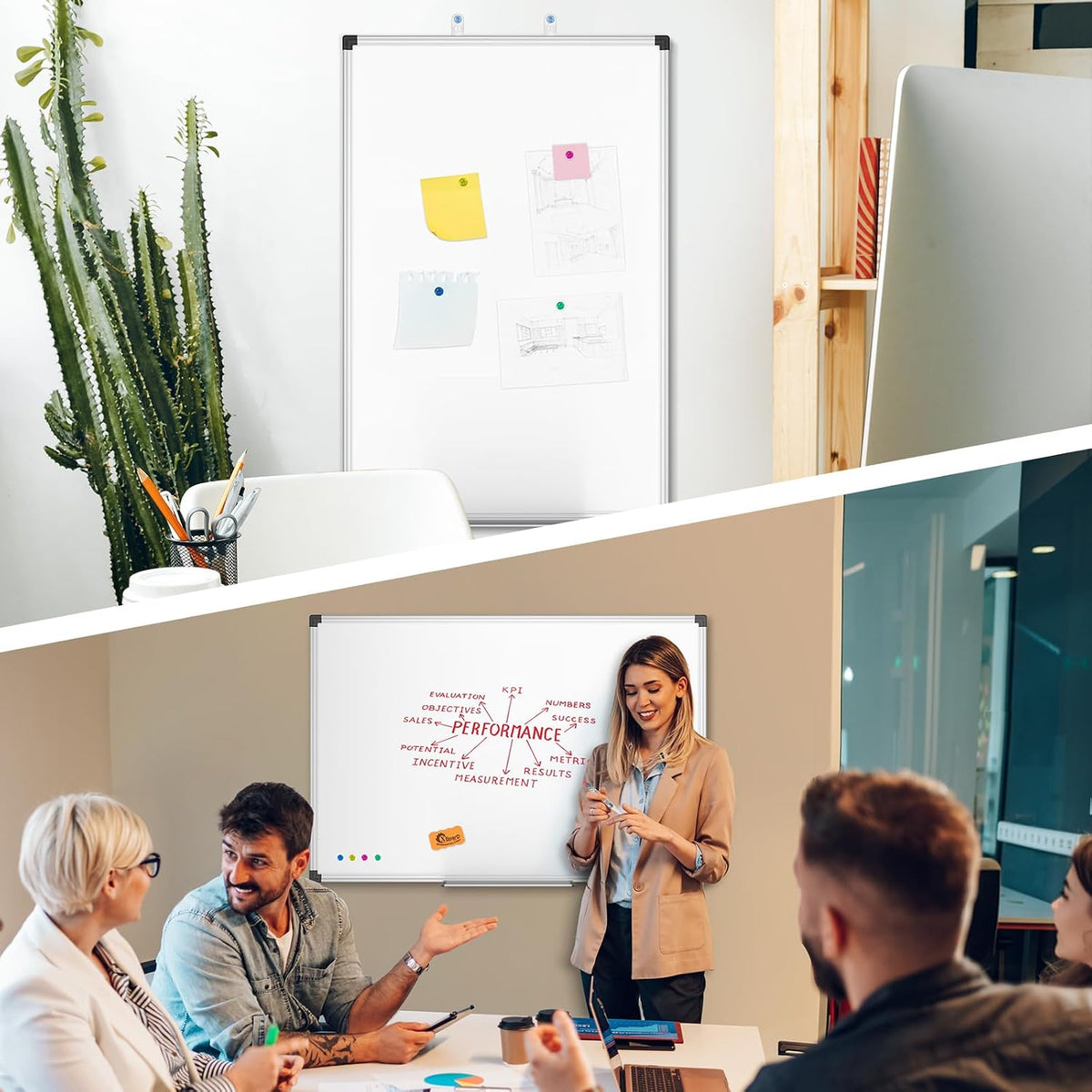 XBoard Magnetic Whiteboard 36 x 24 Inches