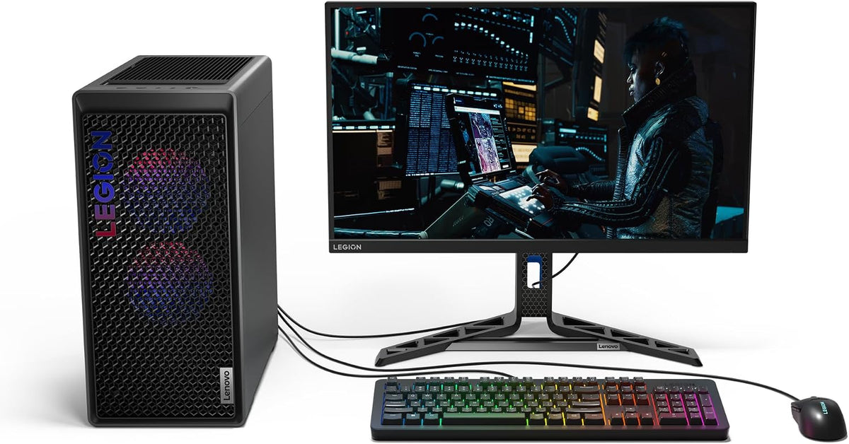 Lenovo Legion K310 RGB Wired Gaming Keyboard - Ultra-Fast Reaction Time with Tactile Keys, Quiet Key Membrane Switches, Silent Operation, RGB Illumination - Water Resistant & Compact Design