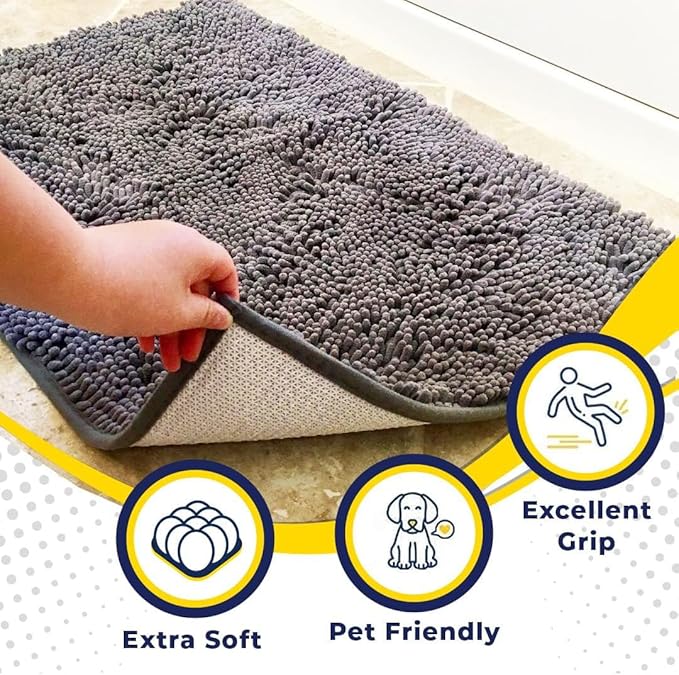 Muddy Mat® | Super Water Absorbent Door Mat Indoor, Microfiber Quick Dry