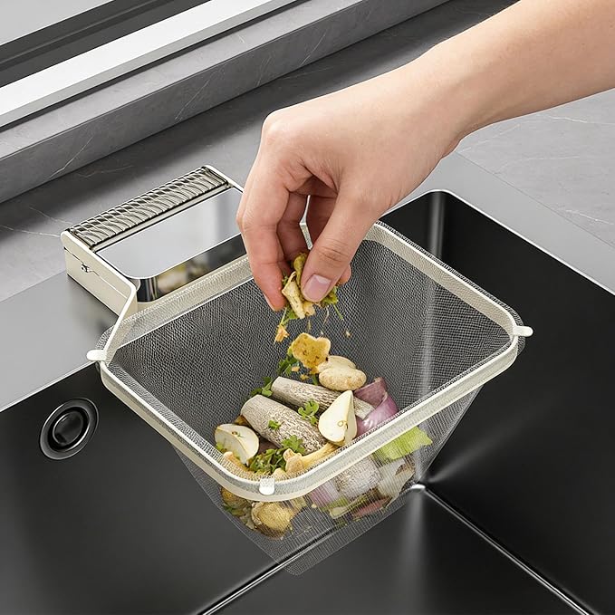 Sink Food Strainer, Suction Cup Drain Basket, Easy Filter