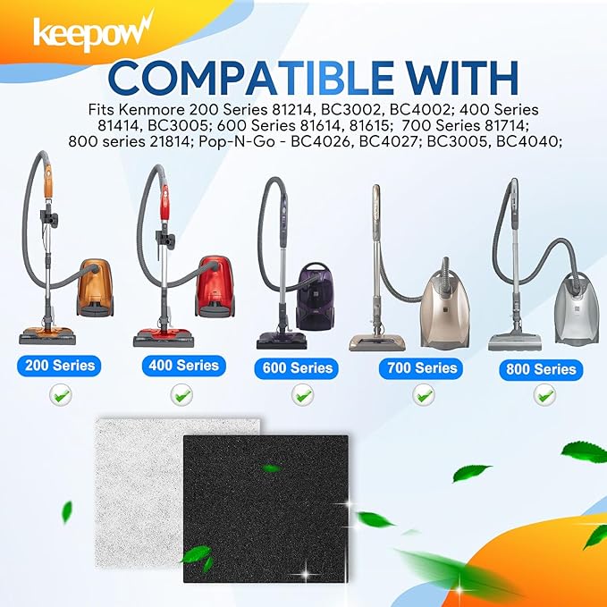 KEEPOW 10 Pack CF-1 Hepa Filter Replacement Compatible