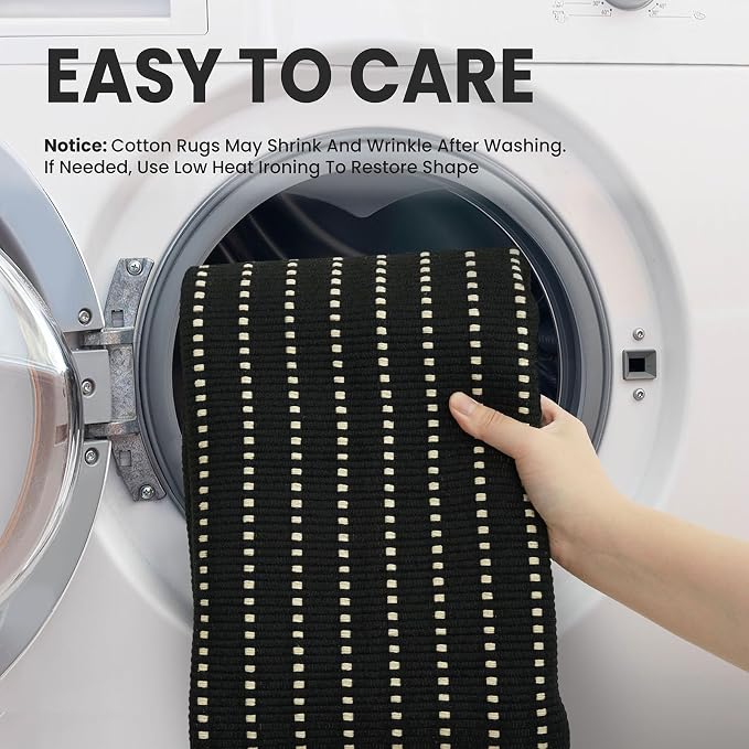 EARTHALL Washable Runner Rug 2x6 Ft Non Slip Runners