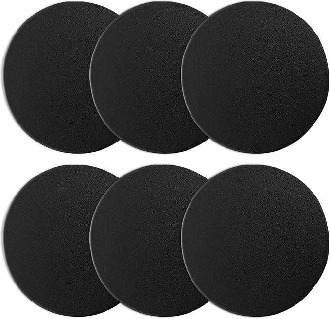 6 Pack Compost Filters for Countertop Bin, 6.7 Inch Charcoal Filters for