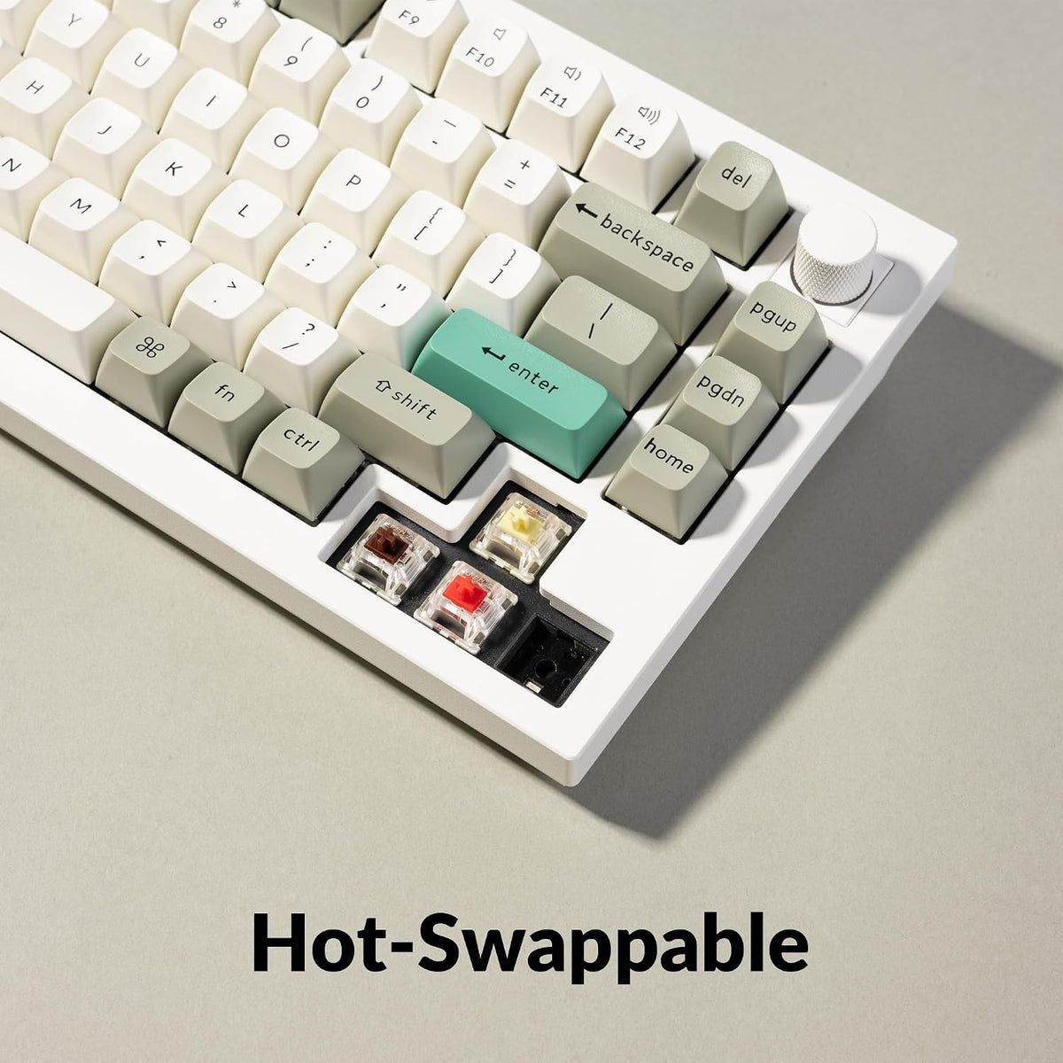 Keychron Q1 Max 75% QMK/VIA Wireless Custom Mechanical Keyboard with Knob