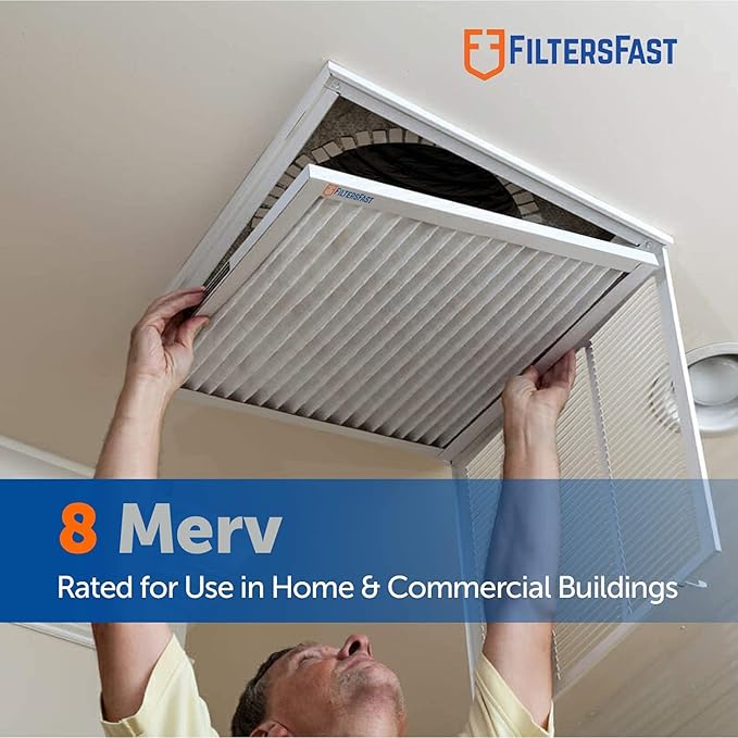 Filters Fast 9x11x1 Air Filter MERV 8, Made in the USA, Actual Size: 9x11x0.75