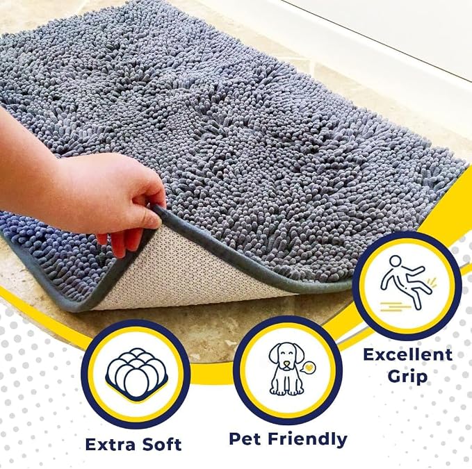 Muddy Mat® | Super Water Absorbent Door Mat Indoor, Microfiber Quick Dry