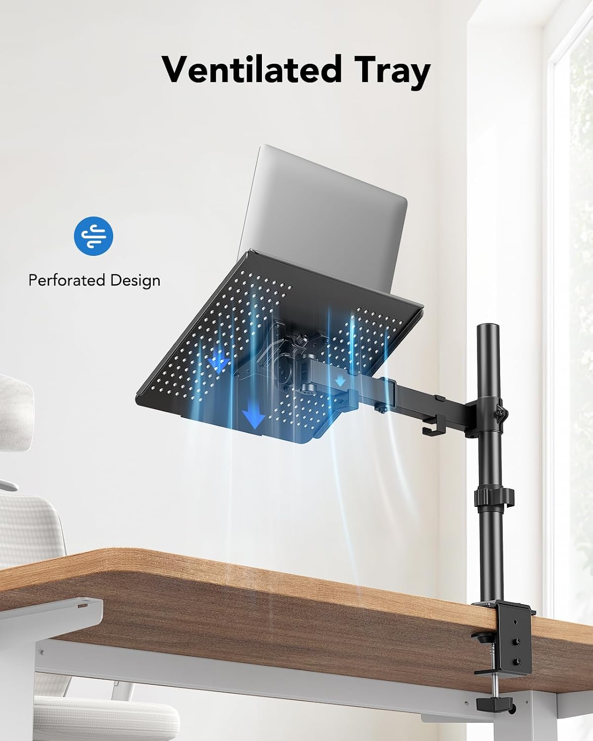 HUANUO Laptop Desk Mount - 17' to 32' Monitor Arm