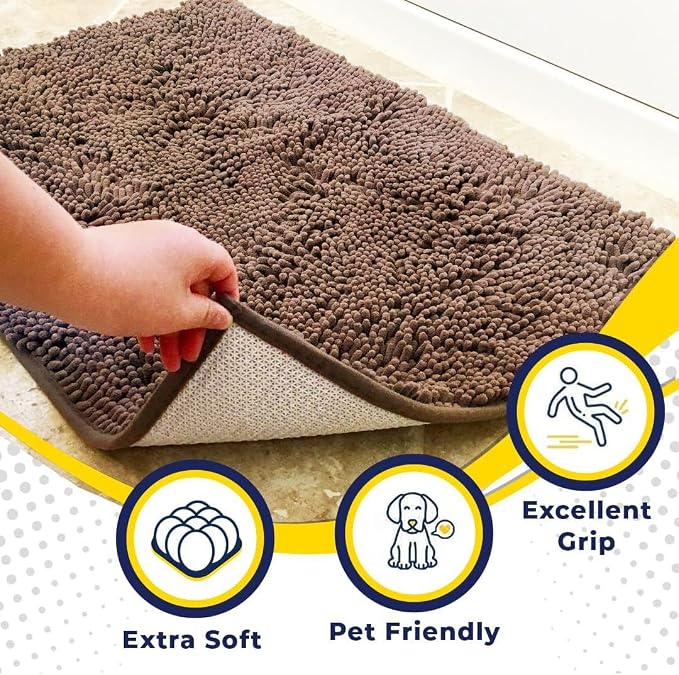 Muddy Mat® | Super Water Absorbent Door Mat Indoor, Microfiber Quick Dry