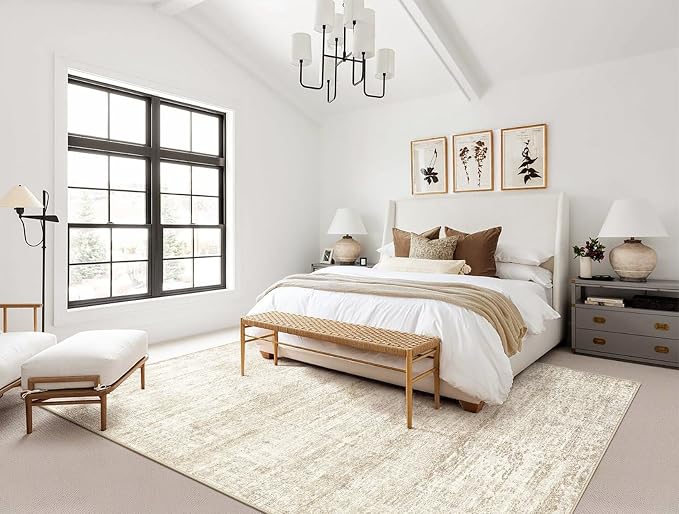 UERMEI 5x8 Washable Area Rug