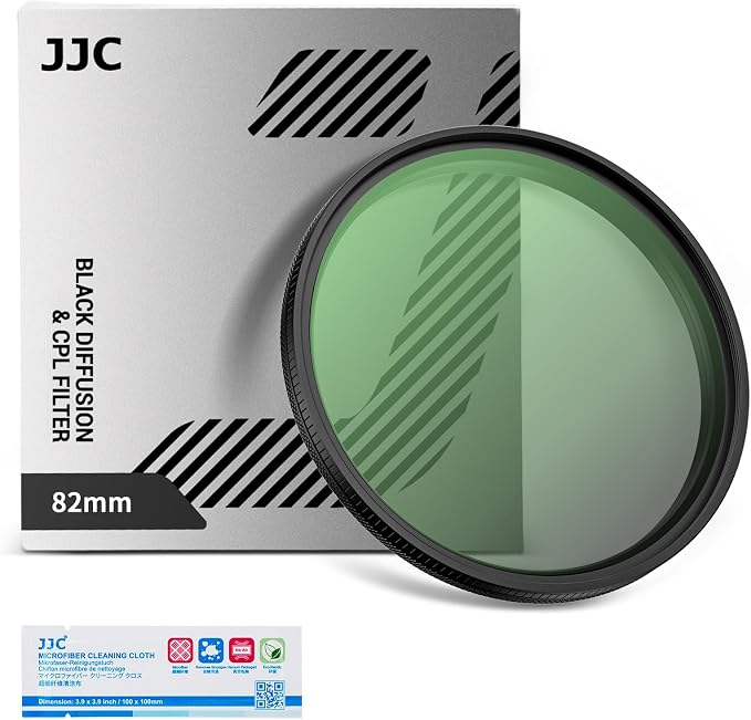 82mm Black Diffusion 1/4 & Reflectivity CPL 2 in-1 Filter