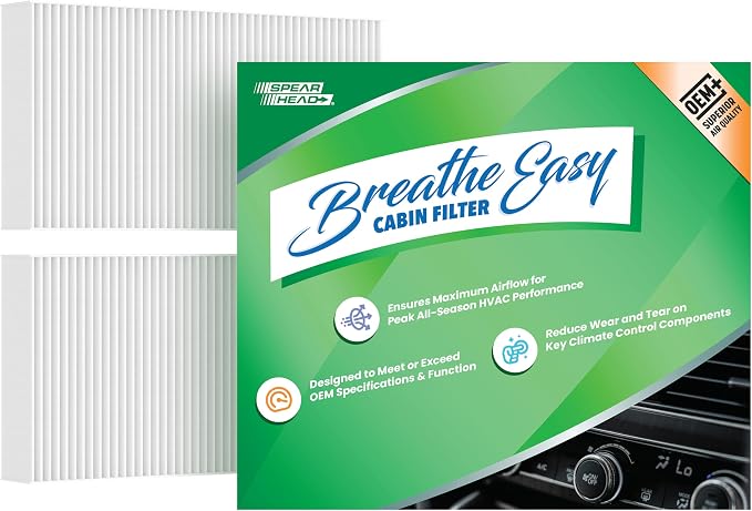 Spearhead OEM+ Particulate Breathe Easy Cabin Filter | Fits 02-06 RSX, 02-06