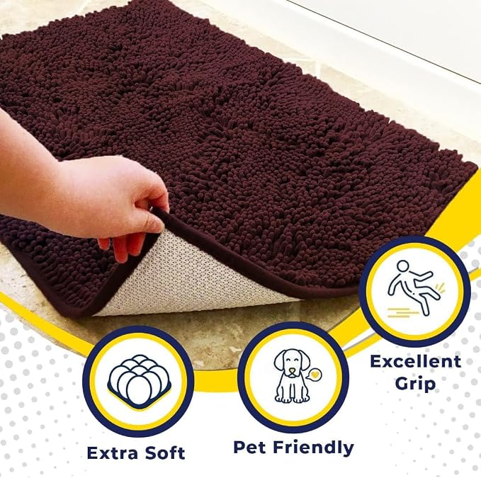 Muddy Mat® | Super Water Absorbent Door Mat Indoor, Microfiber Quick Dry