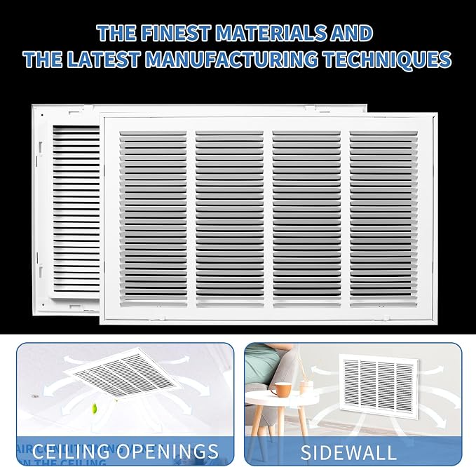24x20 Return Air Grille, Return Air Vent Cover