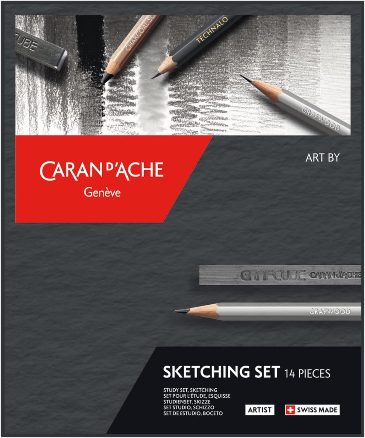 Caran d'Ache Art by Sketch Set 14 Pieces