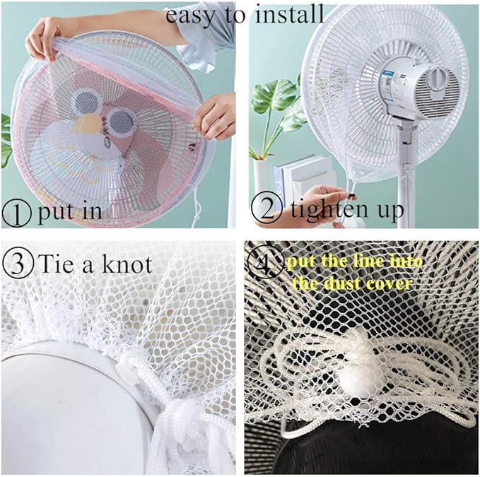 2 Pack-18" Fan Safety Protection Cover, Kid Children Finger Protect Fan Net
