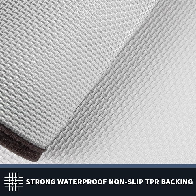 PURRUGS Dirt Trapping Door Mat 24" x 84", Non-Slip Machine Washable Entryway Rug