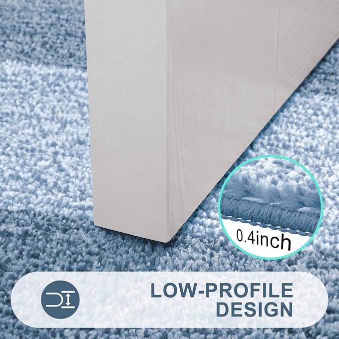 Kitinjoy Indoor Outdoor Door Mat, 59x36 Non-Slip Absorbent Dirt Trapper