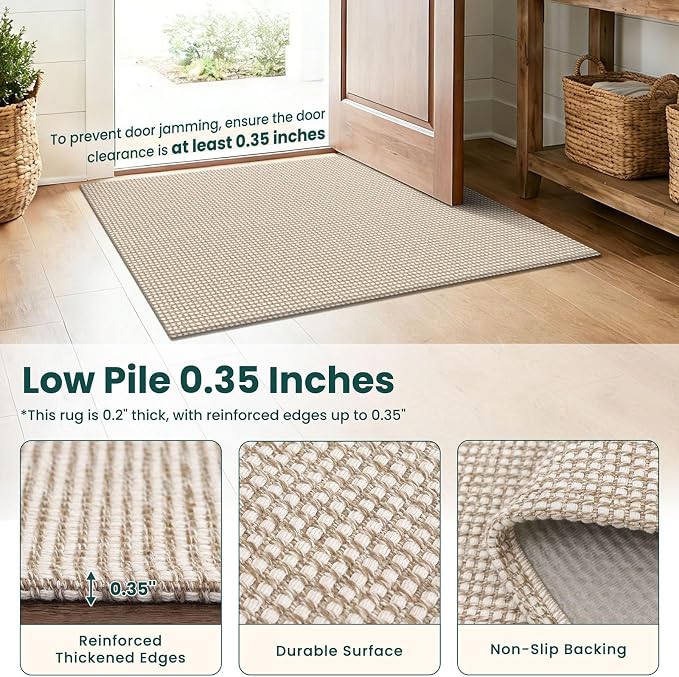 KOZYFLY Braided 2x16 Runners Rugs